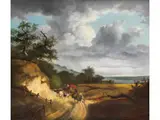 Himmel by Georges Michel, 1763-1843 und, oil on panel, offered Mar 2023