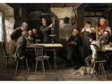 Der Kunstgriff by Joseph Edgar Kleinert, oil on canvas, sold Sep 2024