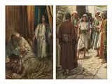 Paar Biblische Gouachen by Harold Copping, gouache, offered Jul 2015
