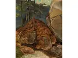 Ölstudie by Carl Spitzweg, oil on paper, offered Jul 2015