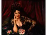 Halbbildnis Einer Spanierin in Schwarzem Spitzenkleid by Alexis Zvetkoff, oil on canvas, offered Mar 2019