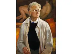 Untitled by Arthur Brusenbauch, oil on board, offered Apr 2020
