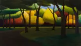 North End, Central Park by Ross Penhall, 2003, oil on canvas, sold Sep 2022