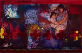 Truth by Jane Ash Poitras, 1995, mixed media on board, sold Aug 2022