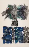 Feuilles VI by Jean Paul Riopelle, lithograph on paper, sold Aug 2022