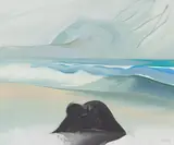 Surf, West Coast by Toni Onley, 1985, oil on canvas, sold Jul 2022