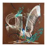 Lunar Surfaces #2 by James Powell Hendricks, Acrylic on canvas, sold Jan 2025