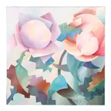 Art Deco Roses by Dennis Zaborowski, Oil on canvas, sold Jan 2025