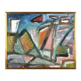Untitled by Leo Wesel, Oil on canvas, sold Jan 2025
