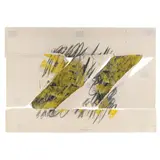 Untitled (Abstract Collage) by Joshua Neustein, Acrylic and graphite on torn paper, sold Jan 2025