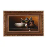 Still Life with Kachina Doll by Ken Fleisch, Oil on canvas, sold Jan 2025