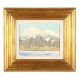 Winter Shadows by Jim Boyer, Oil on masonite, sold Jan 2025