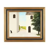 Woman Walking with Cane by Frank Whipple, Oil on canvas, sold Jan 2025