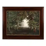 Path Through A Forest by G. Roche, Oil on canvas (lined), sold Jan 2025