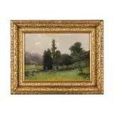 Landscape with Figure by William J. Roder, Oil on canvas, sold Jan 2025