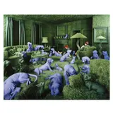 The Green House by Sandy Skoglund, C-print, sold Jan 2025