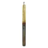 Untitled, Glass and Bronze Hanging Sculpture by Michael Scheiner, Pâte de verre glass transitioning to cast and patinated bronze, sold Jan 2025