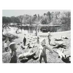 Babies at Paradise Pond by Sandy Skoglund, Photolithograph, sold Jan 2025