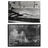 Two Photographs of Ground Zero by Abe Frajndlich, Each a silver gelatin print, sold Jan 2025