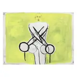 Untitled by Fay Jones, Mixed media on paper, sold Jan 2025