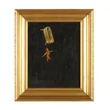 Claw Foot (Balancing Act) by Pike Powers, Oil on canvas, sold Jan 2025
