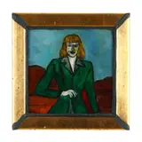 Yes it is True by Gregory Grenon, Oil on plexiglass, sold Jan 2025