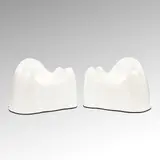 Pair of Molar Chairs by Wendel Castle, White painted hollow fiberglass with rubber edge flush foot, sold Jan 2025