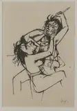 Zenana' (11 Lithographien aus gleichnamigem Mappenwerk) by Karl Hofer, 1923, lithograph, sold Dec 2019