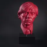 Portraitkopf 'Andy Warhol by Ottmar Hörl, 2008, marble, sold Dec 2019
