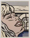 Shipboard Girl by Roy Lichtenstein, 1965, pencil, sold Dec 2019
