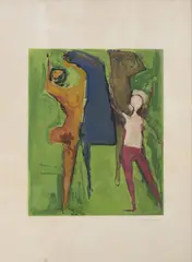 From Shakespeare I' (Mappenwerk) by Marino Marini, 1978, aquatint, sold Dec 2019