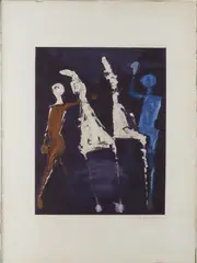 From Shakespeare II' (Mappenwerk) by Marino Marini, 1977, aquatint, sold Dec 2019