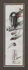 Ohne Titel by Horst Janssen, 1982, charcoal, sold Dec 2019