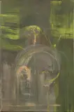 Ohne Titel (Abstrakte Komposition) by Christa Näher, 1994, oil on canvas, sold Dec 2019