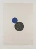 Untitled #25 by Noel Shapiro, 1990, linocut, sold Dec 2019
