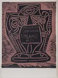 Plakat 'Exposition Ceramique Vallauris 1959 by Pablo Picasso, 1959, linocut, sold Jun 2019