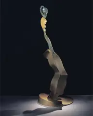Free Spirit by Allen Jones, 1999, bronze, sold Jun 2019