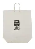 Campbell's Tomato Soup Can Shopping Bag by Andy Warhol, 1964, screenprint, sold Jun 2019