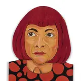 Ohne Titel (Selbstportrait, Edition Mori Art Museum) by Yayoi Kusama, oil, sold Jun 2019