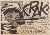 Poster 'Crak by Roy Lichtenstein, 1973, screenprint, sold Jun 2019