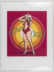 Devil Doll by Mel Ramos, 1997, lithograph, sold Dec 2018