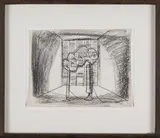 Ohne Titel (Casadron) by Matthias Weischer, 2005, drawing, sold Dec 2018