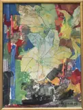 Lilien by Vyacheslav Yakovlevich Pobozhensky, 1994, tempera, sold May 2018