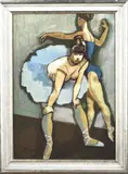 im Tutu by Werner Bürger, 1950, oil on panel, sold Dec 2017