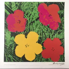 nach 'Flowers by Andy Warhol, 1964, screenprint, sold Dec 2017