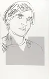 Self-Portrait' (Wallpaper) by Andy Warhol, 1978, screenprint, sold Dec 2017