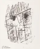 Le Visage (Zu Ehren von Daniel-Henry Kahnweiler) by Pablo Picasso, 1964, lithograph, sold May 2017