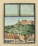 Vier Stadtansichten by Amalia Benedicks, 1830, watercolor, sold May 2017