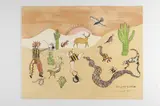 Arizona Wild Life' und 'I dreamt I was in Arizona by Niki de Saint Phalle, 1978, lithograph, sold May 2017