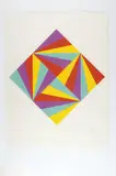 Ohne Titel (Farbstrahlungen) by Max Bill, 1988, screenprint, sold May 2017